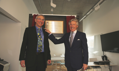 Sir Peter Ogden and Professor Carlos Frenk